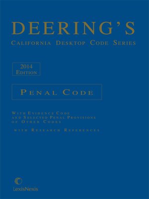 cover image of Deering's California Desktop Code Series